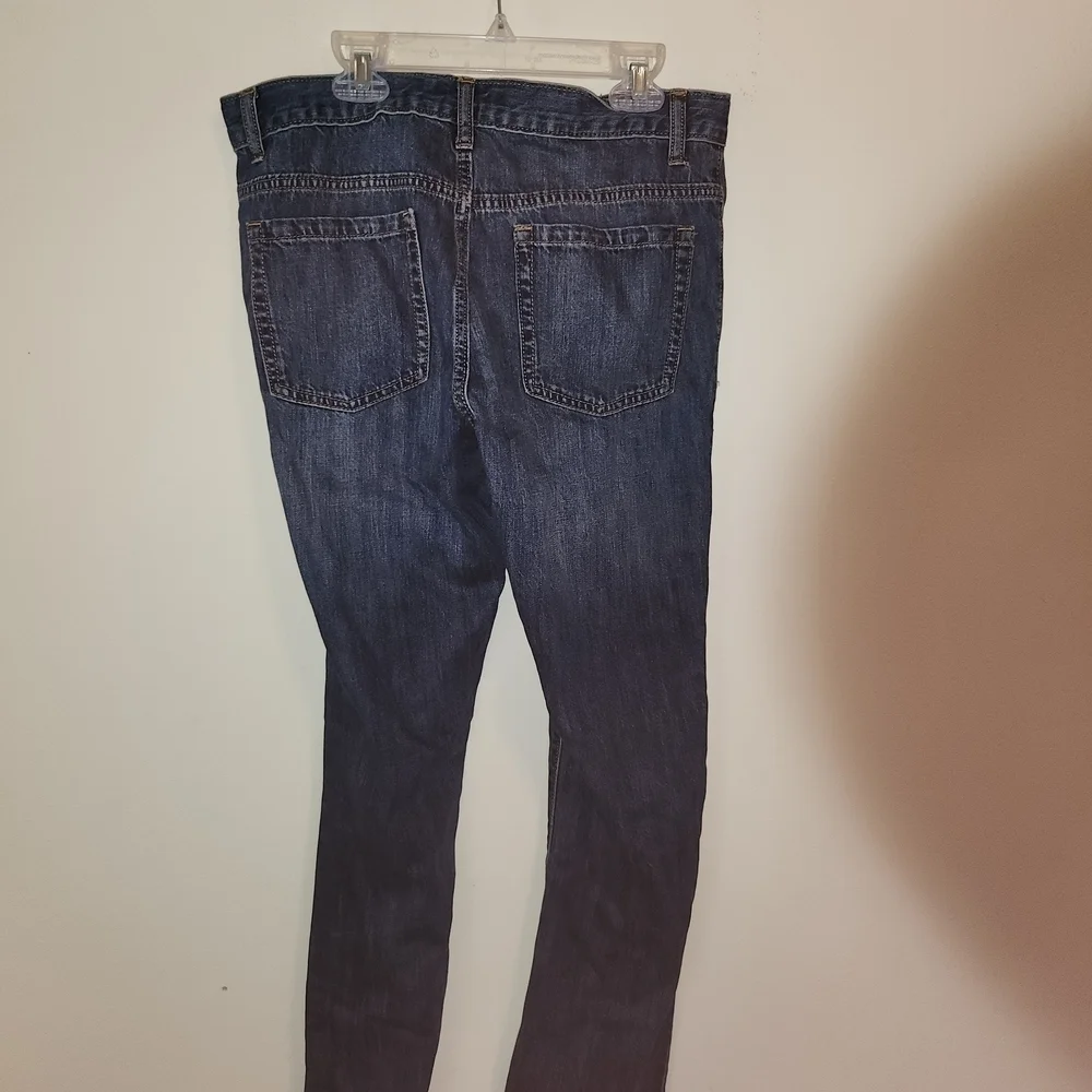 Old Navy Dark Blue Straight Leg Jeans